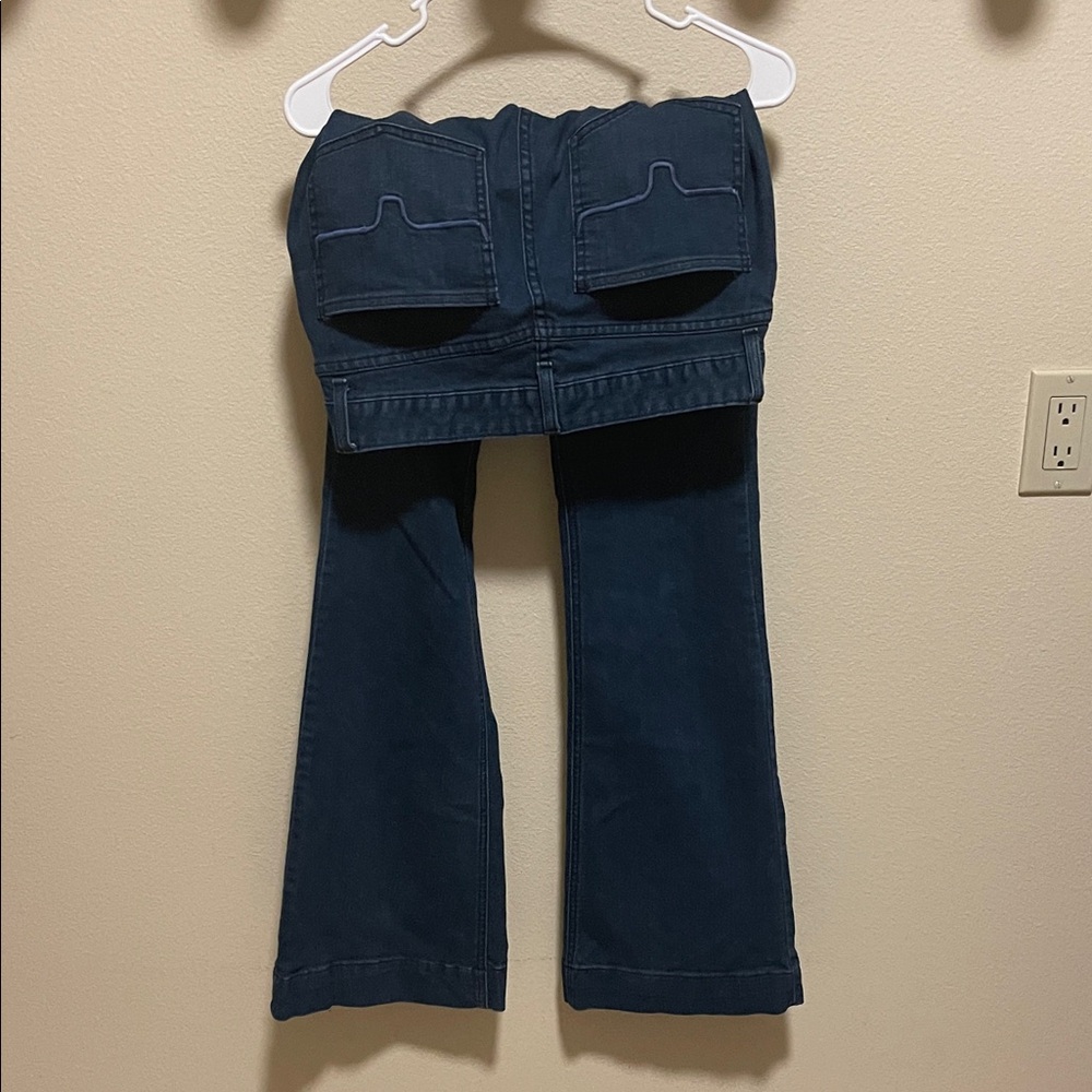 KIMES Dark Blue Flared Jeans